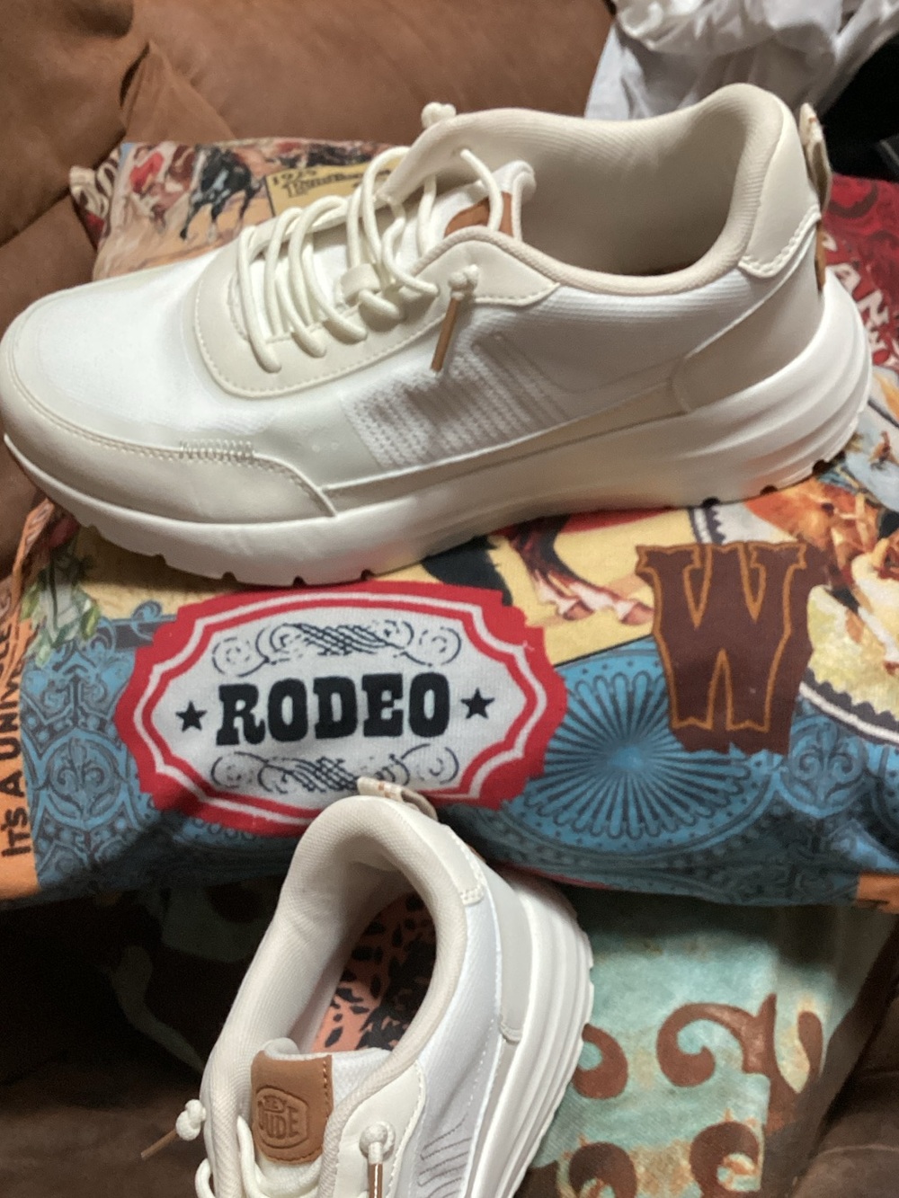 Hey Dude Women's Cream Scirocco Alta Size 9 - Picture 2 of 5